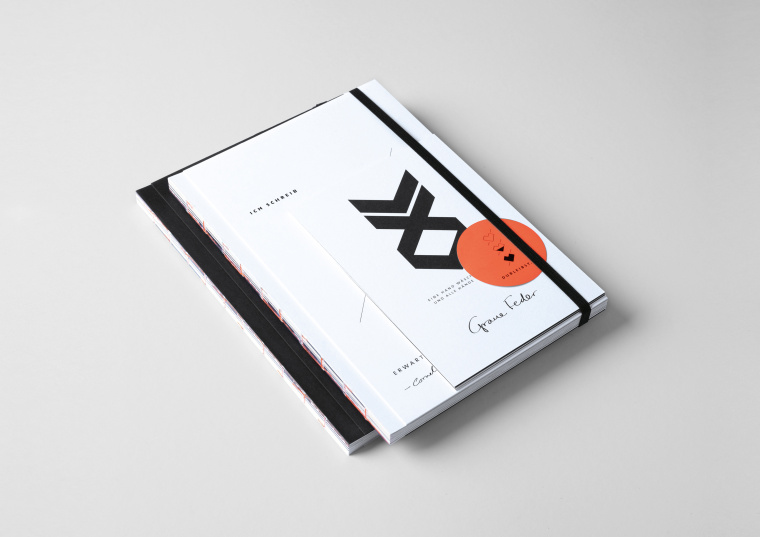 VISEE Kommunikation宣傳畫冊設(shè)計作品“我寫，你留下。 一顆心的期待”