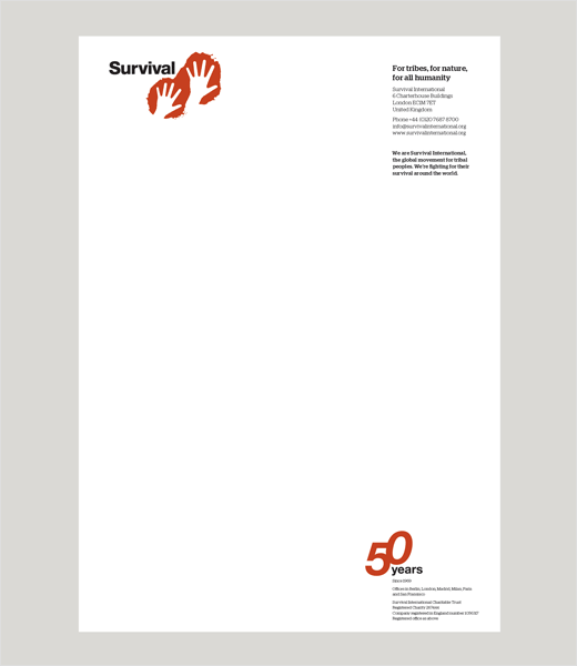 生存國(guó)際人權(quán)公益組織50周年標(biāo)志設(shè)計(jì)——上海標(biāo)志設(shè)計(jì)公司欣賞 生存國(guó)際人權(quán)公益組織50周年標(biāo)志設(shè)計(jì)——上海標(biāo)志設(shè)計(jì)公司欣賞