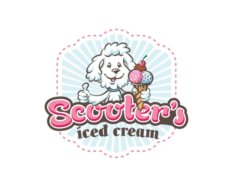 以家庭為中心的冰淇淋標志logo設(shè)計--上海logo設(shè)計公司