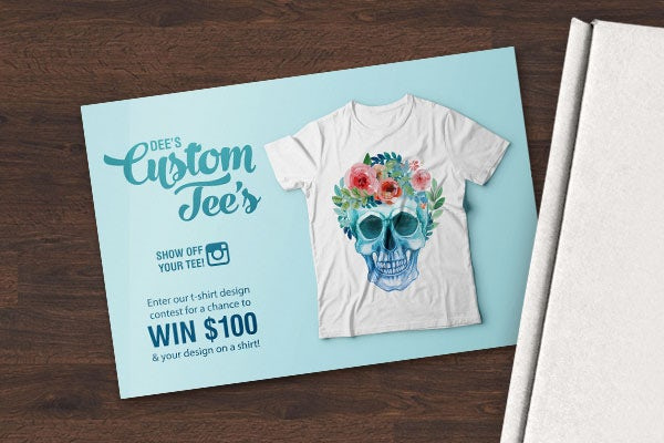 通過包裝拆箱體驗保持品牌形象--Dee的Custom Tees標(biāo)志