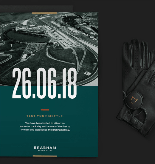 英國跑車汽車品牌Brabham新標識logo設計和品牌形象設計 英國跑車汽車品牌Brabham新標識logo設計和品牌形象設計