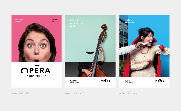 圣埃蒂安歌劇院2017-18季宣傳海報(bào)設(shè)計(jì) “共同的情感”