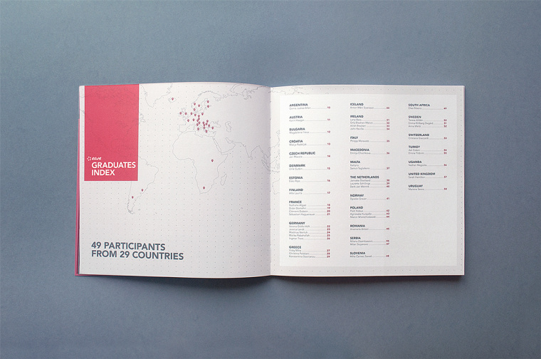 歐洲企業(yè)家年會宣傳手冊設計，暗紅與深灰風格設計