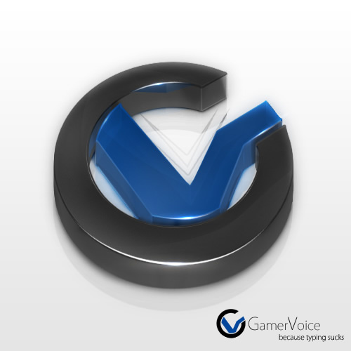 GamerVoice 3D立體 logo設(shè)計