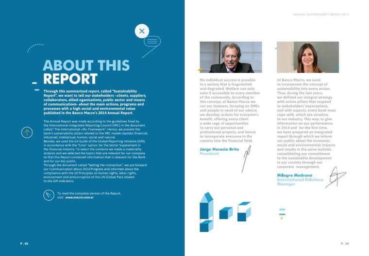 Macro銀行宣傳冊(cè)設(shè)計(jì)欣賞，時(shí)尚扁平插畫(huà)風(fēng)格