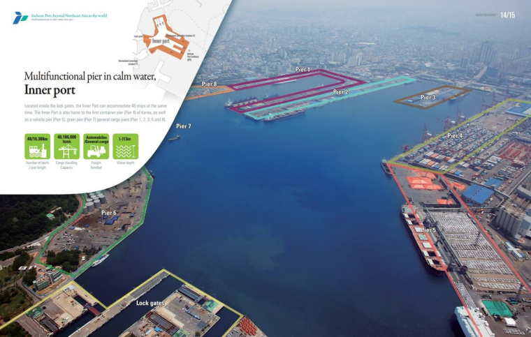 ICPA海運(yùn)貨運(yùn)宣傳畫(huà)冊(cè)設(shè)計(jì)欣賞，以logo圖形為版式元素