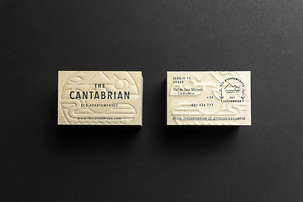 Cantabrian生態(tài)公寓酒店簡約圖形線條logo設(shè)計vi設(shè)計