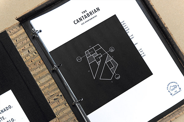 Cantabrian生態(tài)公寓酒店簡約圖形線條logo設(shè)計vi設(shè)計