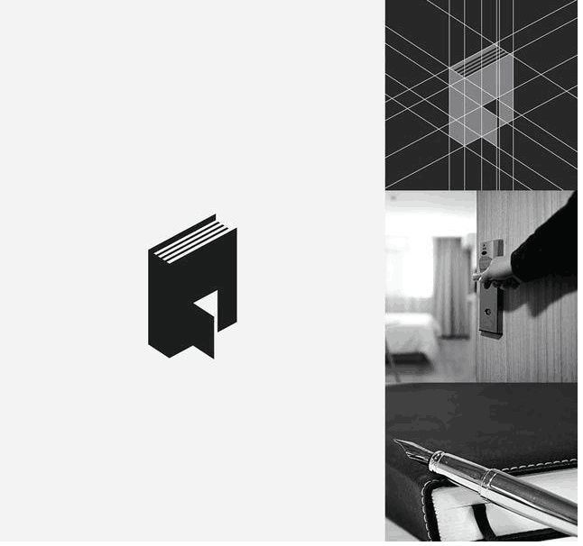 logo設(shè)計(jì)過程圖示揭示logo設(shè)計(jì)靈感-書+門logo設(shè)計(jì)靈感 logo設(shè)計(jì)過程圖示揭示logo設(shè)計(jì)靈感-書+門logo設(shè)計(jì)靈感