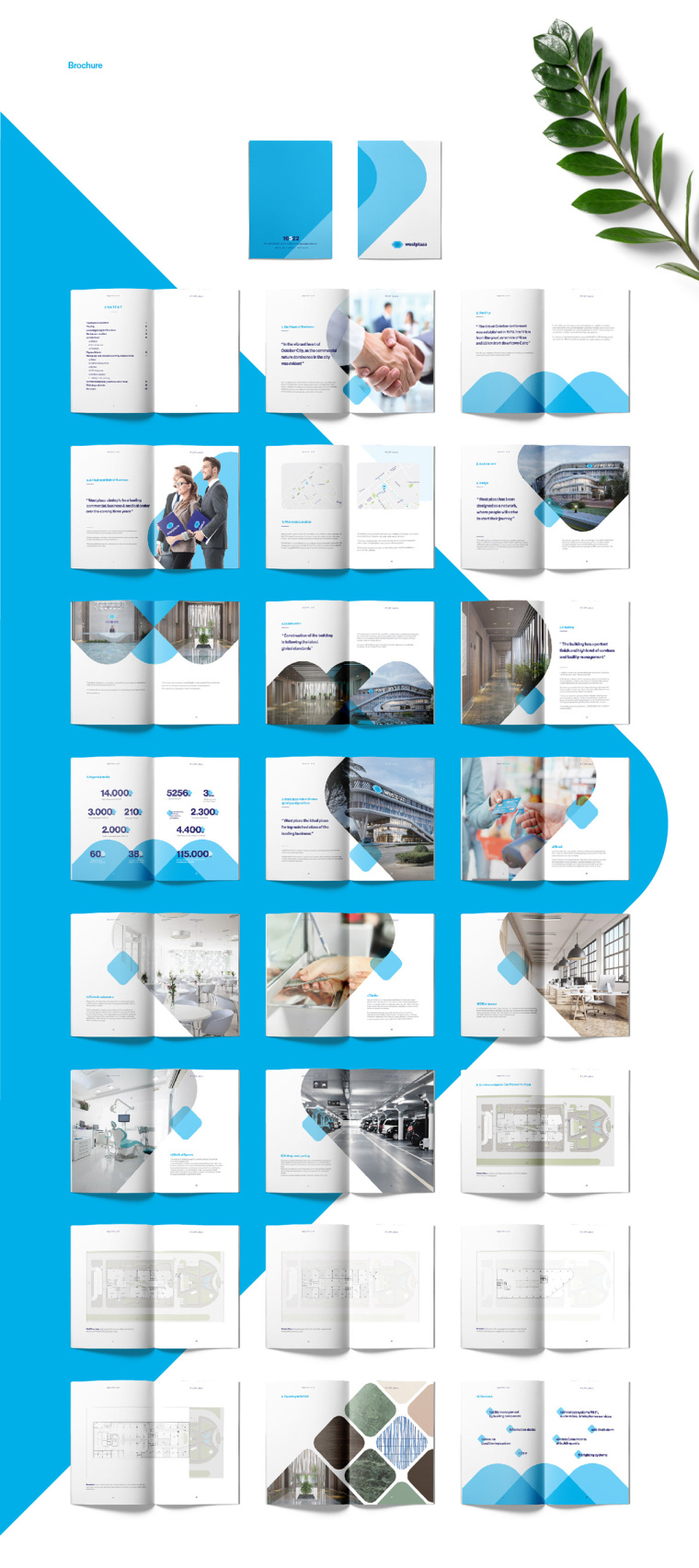 westplaza城市商業(yè)中心購物休閑廣場綜合體宣傳手冊設計