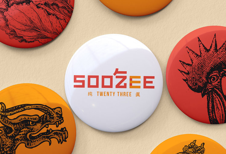 Soo Zee 23肉面湯餐廳拼貼風(fēng)格餐飲品牌形象設(shè)計與外賣包裝設(shè)計
