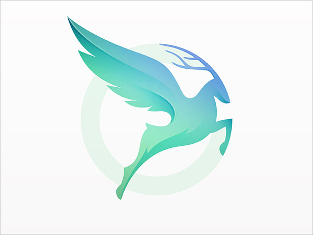 飛鹿Ombre的-LOGO設(shè)計(jì)