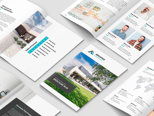 Architeo - 建筑和室內(nèi)宣傳冊(cè)設(shè)計(jì)