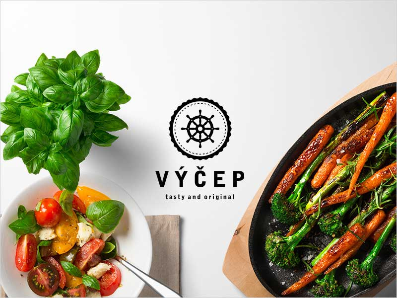  2018年的現(xiàn)代餐廳標(biāo)志設(shè)計(jì)-Vycep餐廳標(biāo)志設(shè)計(jì)