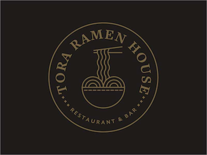  2018年的現(xiàn)代餐廳標(biāo)志設(shè)計(jì)-男人之苦拉面屋標(biāo)志設(shè)計(jì)