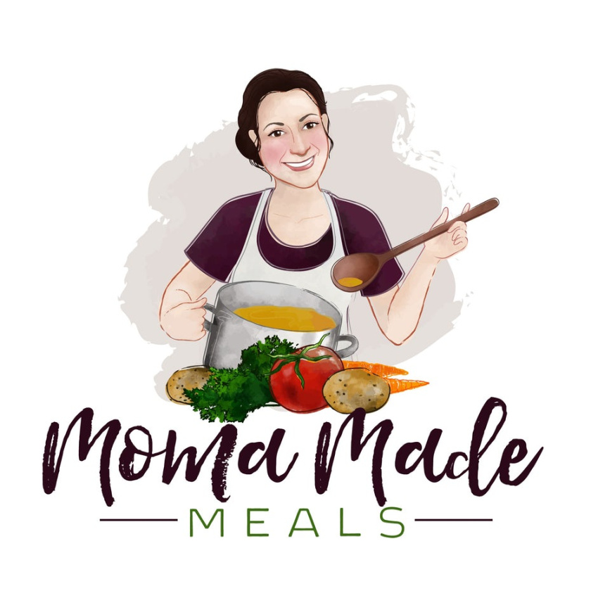 服務(wù)杓子蔬菜湯婦女食物食品水彩標(biāo)志設(shè)計(jì)