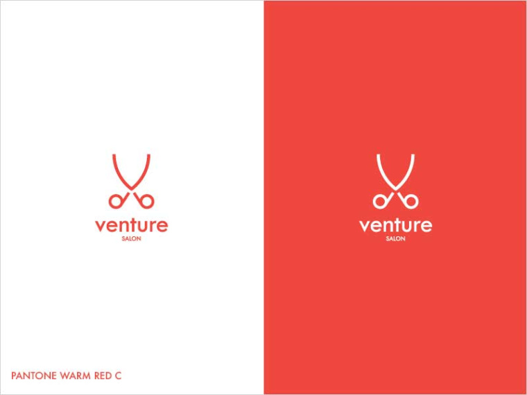 創(chuàng)業(yè)美發(fā)沙龍標(biāo)志設(shè)計(jì)