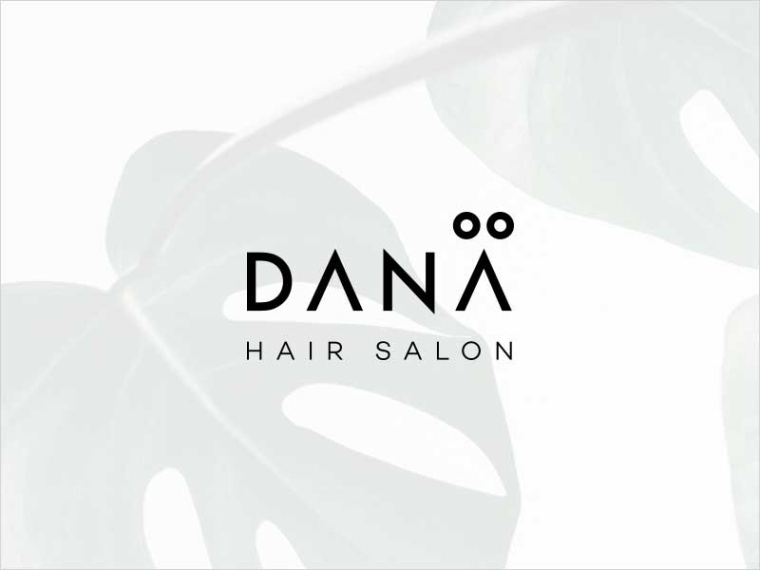 達(dá)娜美發(fā)沙龍標(biāo)志設(shè)計(jì)