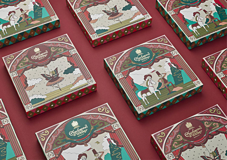 Charbonnel圣誕節(jié)巧克力禮品包裝設(shè)計(jì),設(shè)計(jì)靈感來自芭蕾舞劇院與童話故事 Charbonnel圣誕節(jié)巧克力禮品包裝設(shè)計(jì),設(shè)計(jì)靈感來自芭蕾舞劇院與童話故事