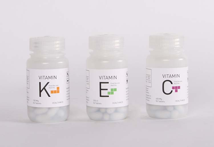 藥品包裝設(shè)計(jì)靈感-Healthwize維生素包裝設(shè)計(jì)