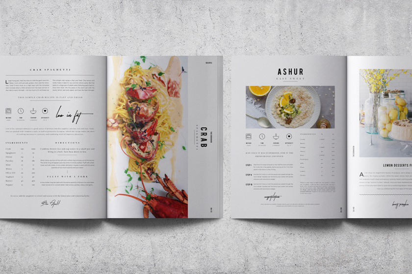 非常藝術感的廚師烹飪餐飲畫冊設計-上海畫冊設計公司 非常藝術感的廚師烹飪餐飲畫冊設計-上海畫冊設計公司