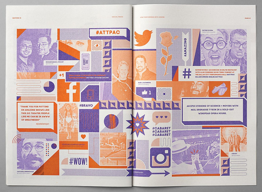 AT＆T表演藝術(shù)中心年度報(bào)告宣傳畫冊(cè)設(shè)計(jì)