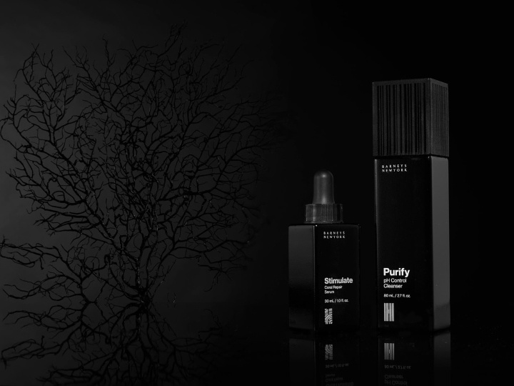 黑酷風(fēng)格男性護(hù)膚品化妝品包裝設(shè)計(jì)，設(shè)計(jì)靈感來自海洋和水