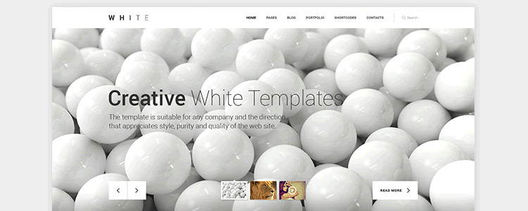 免費HTML白色單頁網(wǎng)站模板