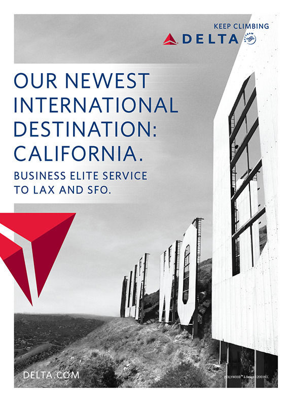 三角洲航空公司“更多的商務(wù)航班”品牌定位