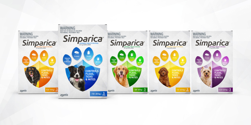SIMPARICA 寵物藥品包裝設(shè)計(jì)“爪子盾牌”篇
