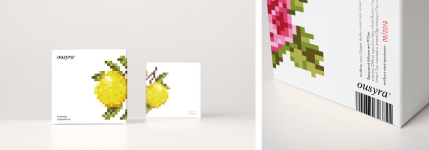 可愛的數(shù)字馬賽克圖案盒裝甜品食品包裝設(shè)計欣賞