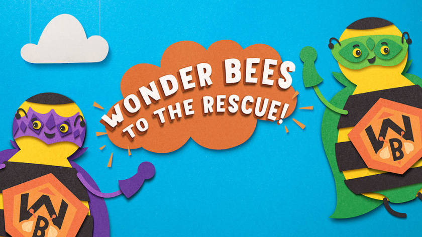 IP品牌策劃案例：Rowse Wonder Bees兒童蜂蜜包裝設(shè)計(jì)，兩個(gè)超級(jí)蜜蜂英雄吉祥物