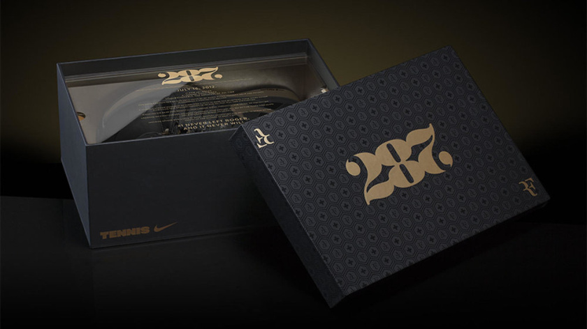 15款特別版Nike耐克運動鞋包裝設(shè)計-NIKE以特別版ZOOM VAPOR 9 TOUR慶祝羅杰·費德勒的紀錄