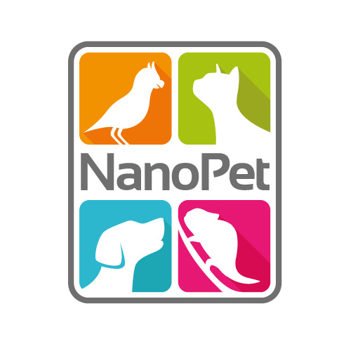 40個比彩虹更亮的彩色標志-三重配色方案-十字格子寵物動物標志設計