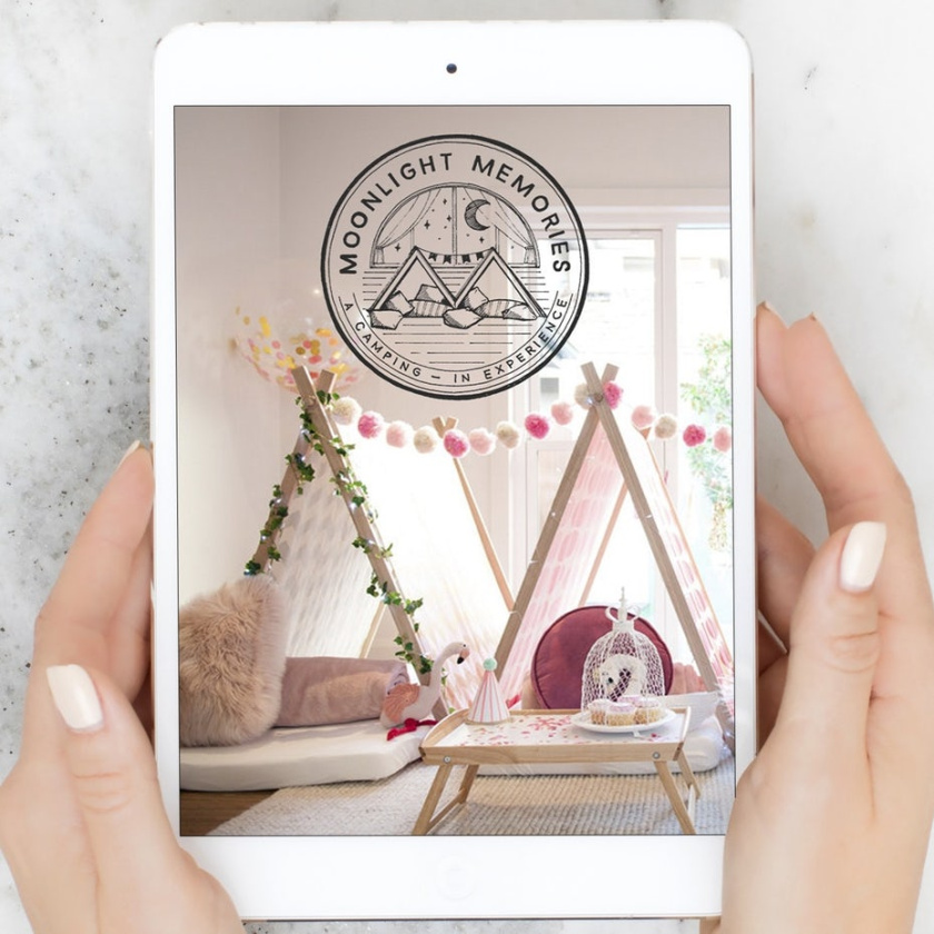 媽媽們喜歡的女性標(biāo)志設(shè)計(jì)風(fēng)格-Moonlight Memories標(biāo)志設(shè)計(jì)