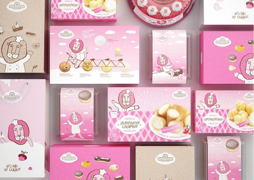 Nevsky Bereg 面包蛋糕點(diǎn)心包裝設(shè)計(jì)”快樂的獅子“插畫篇-上海食品包裝設(shè)計(jì)公司 Nevsky Bereg 面包蛋糕點(diǎn)心包裝設(shè)計(jì)”快樂的獅子“插畫篇-上海食品包裝設(shè)計(jì)公司