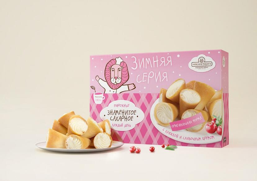 Nevsky Bereg 面包糕點(diǎn)點(diǎn)心包裝設(shè)計(jì)”快樂(lè)的獅子“插畫篇-上海食品包裝設(shè)計(jì)公司