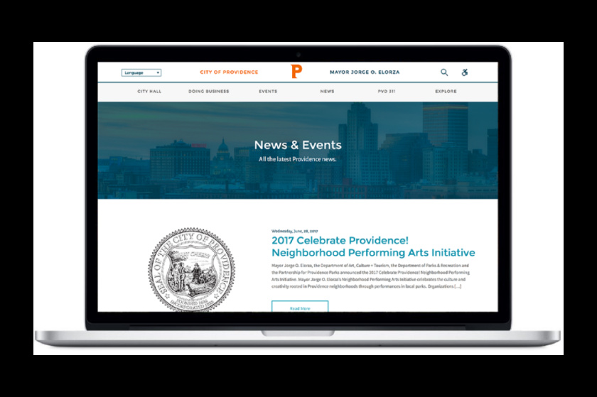 普羅維登斯市新城市網(wǎng)站設(shè)計建設(shè)，營造輕松友好的氛圍