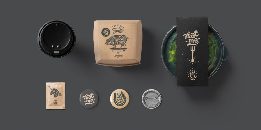 Решение 俄羅斯面餅餐廳餐飲品牌形象vi設(shè)計“獨角獸與動物”插畫風(fēng) Решение 俄羅斯面餅餐廳餐飲品牌形象vi設(shè)計“獨角獸與動物”插畫風(fēng)