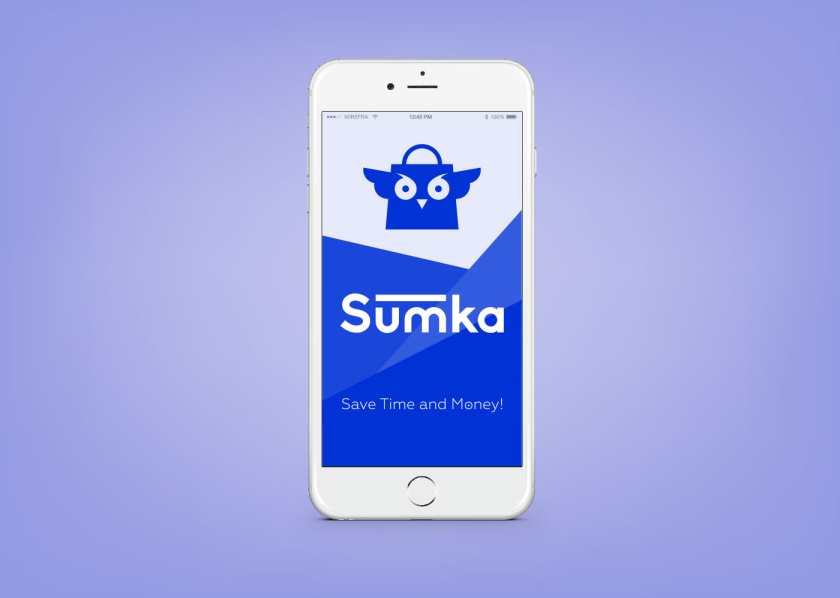 Sumka 商品折扣和促銷優(yōu)惠APP 品牌形象全案策劃設(shè)計-手機APP啟動畫面設(shè)計