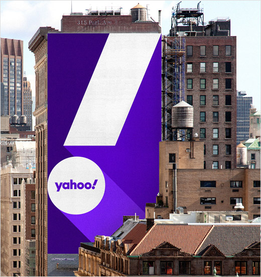 yahoo! 雅虎揭示新logo設(shè)計品牌形象VI設(shè)計
