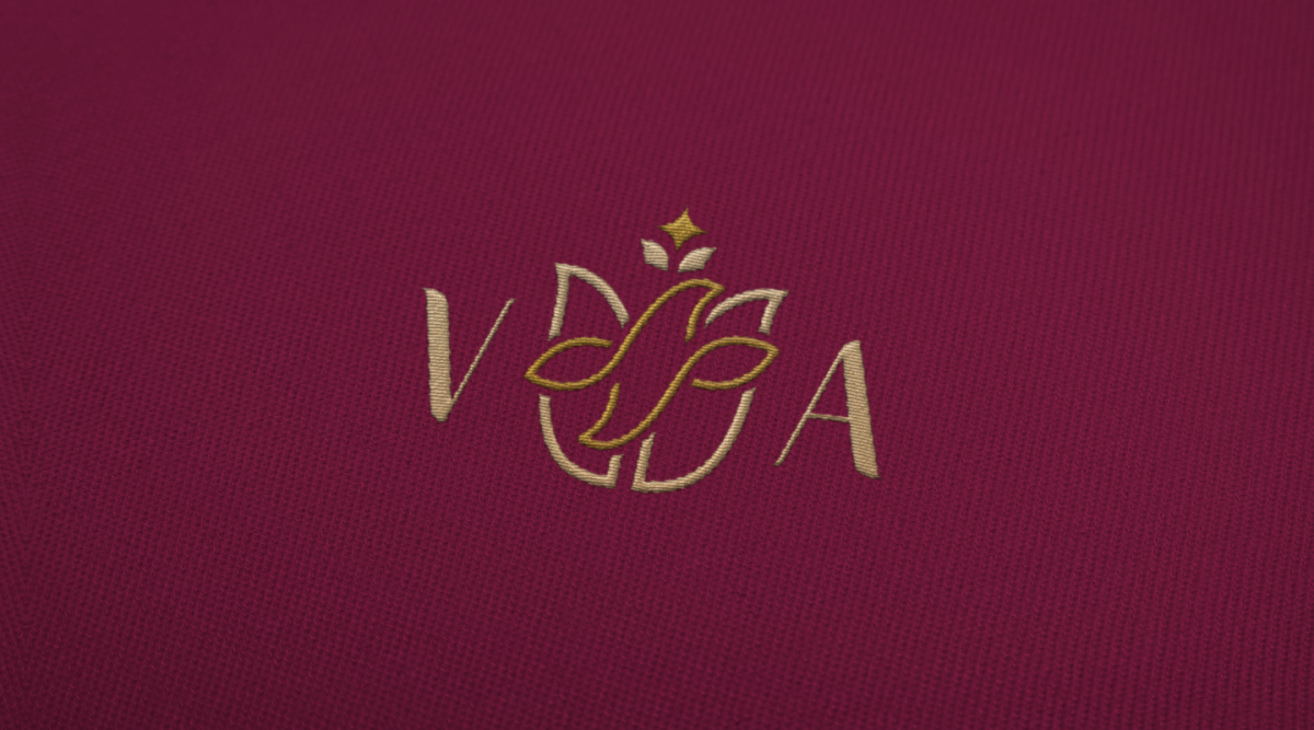 Vanessa Andrade 醫(yī)療美容機構(gòu)（醫(yī)美）品牌logo設(shè)計，花朵+蜂鳥