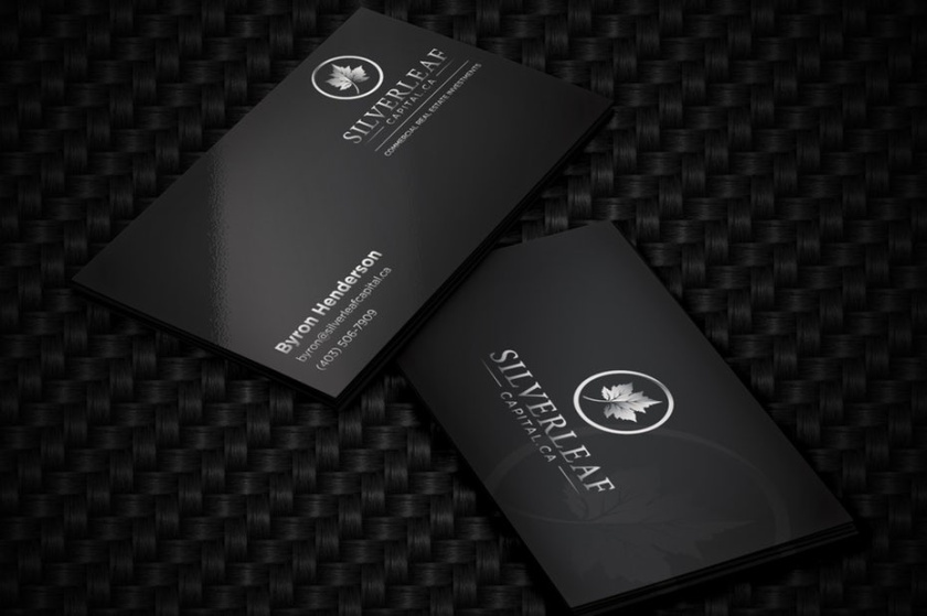 灰色logo設(shè)計- 銀葉logo設(shè)計