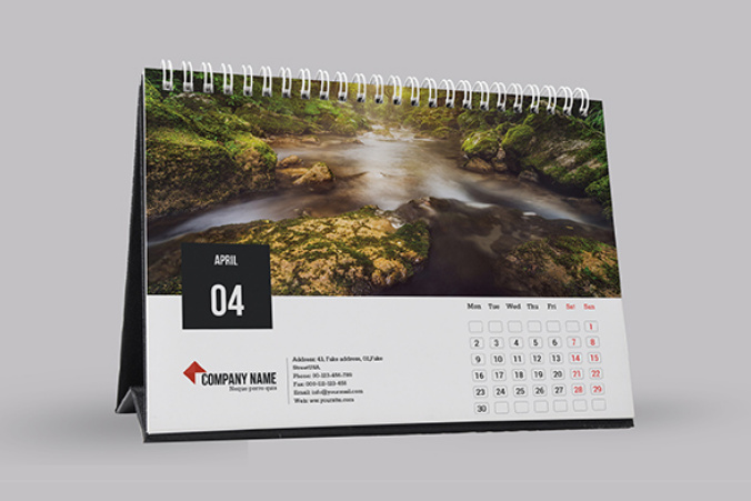 優(yōu)美景色Calendar臺(tái)歷月歷設(shè)計(jì)