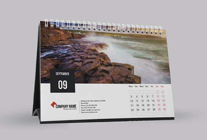 優(yōu)美景色Calendar臺(tái)歷月歷設(shè)計(jì)