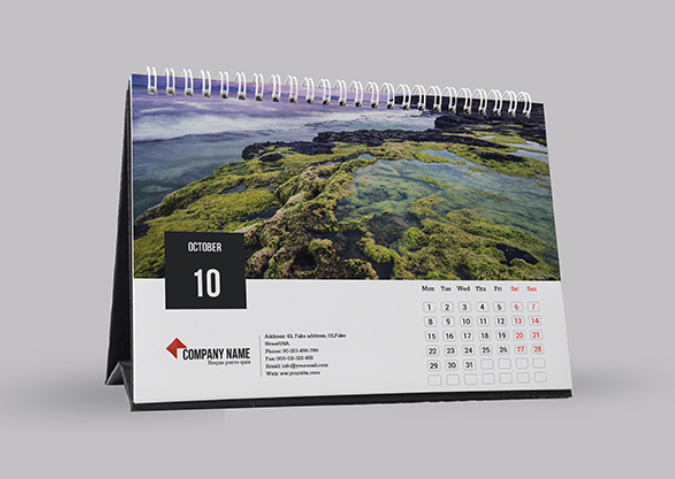 優(yōu)美景色Calendar臺(tái)歷月歷設(shè)計(jì)