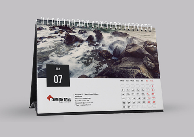 優(yōu)美景色Calendar臺(tái)歷月歷設(shè)計(jì)