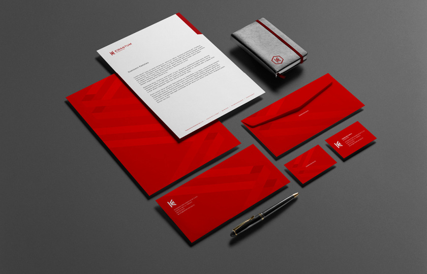 kwantum 法律出版社品牌形象重塑設(shè)計-logo/vi/網(wǎng)站/圖標(biāo)，紅色系品牌形象