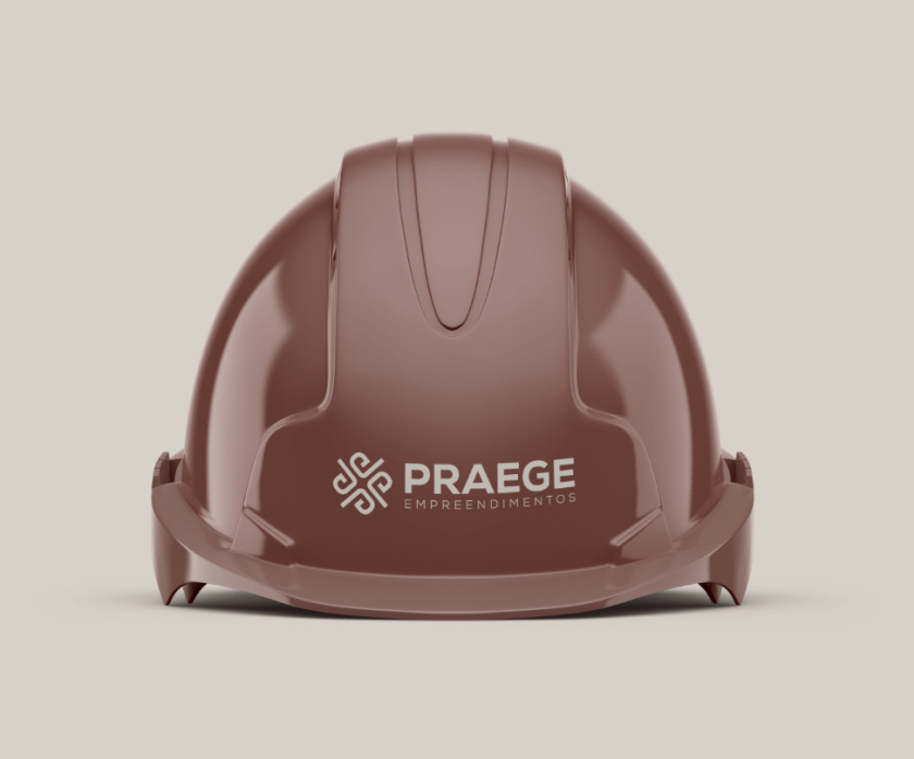 PRAEGE 4個P字母酒店logo設計vi設計