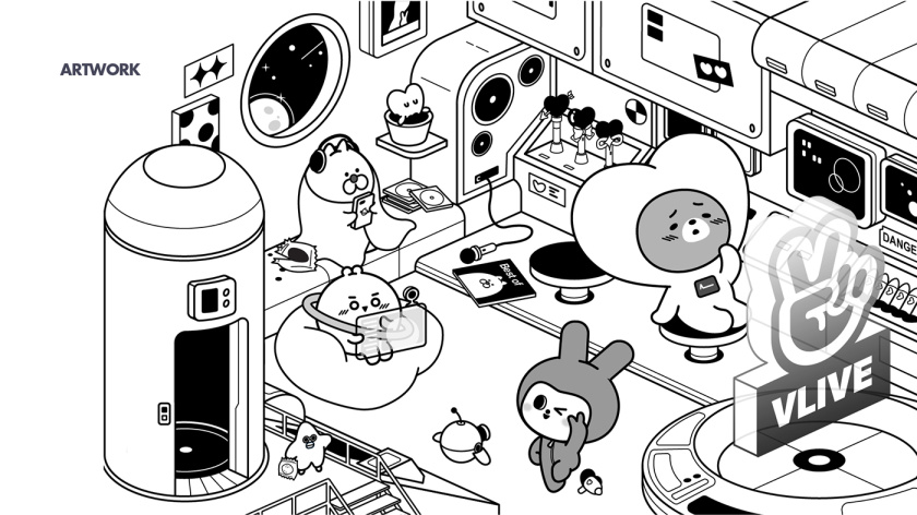 V CREW 超萌開愛風(fēng)格吉祥物設(shè)計，人物性格設(shè)定與表情包設(shè)計